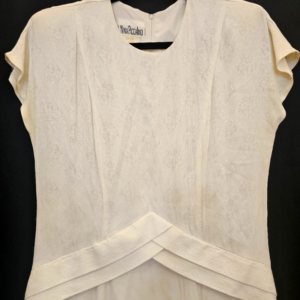 Wedding, bride, bridal, white, vintage, 80s, dress, maxi, party, vacation, prom